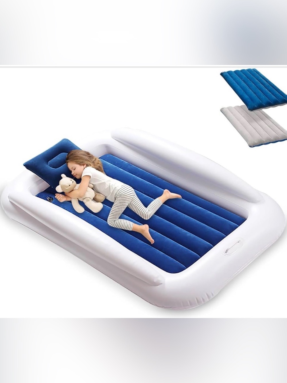 New Open Box Toddler Travel Bed, Portable Inflatable Toddler Bed | Kids